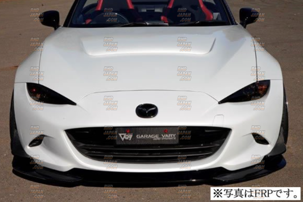 Garage Vary Winding Dancer Aero Bonnet Carbon Fiber with Rain